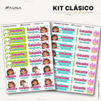 Gatita Aventurera 🏡 - Etiquetas Escolares Premium Personalizadas