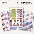 Gatita Aventurera 🏡 - Etiquetas Escolares Premium Personalizadas