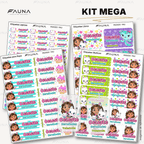 Gatita Aventurera 🏡 - Etiquetas Escolares Premium Personalizadas