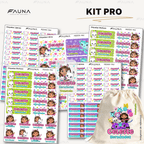 Gatita Aventurera 🏡 - Etiquetas Escolares Premium Personalizadas