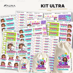 Gatita Aventurera 🏡 - Etiquetas Escolares Premium Personalizadas