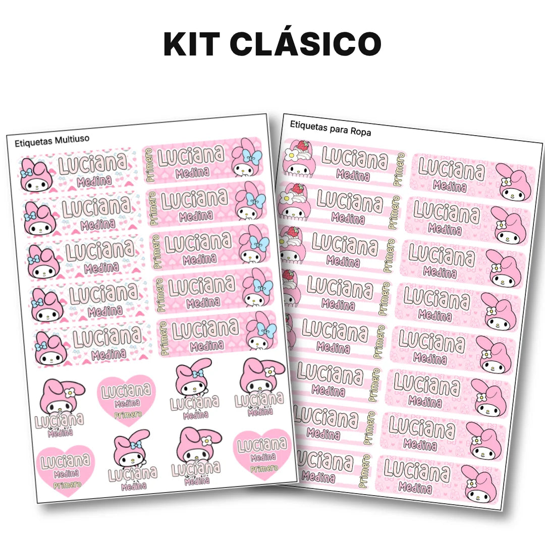 Gatita Dulce – Etiquetas Escolares Personalizadas