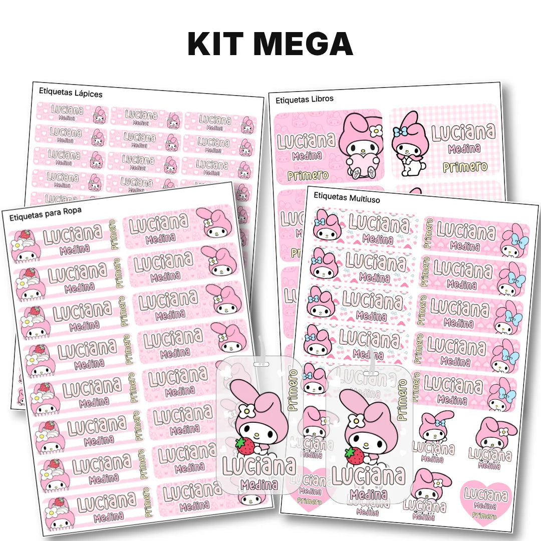 Gatita Dulce – Etiquetas Escolares Personalizadas