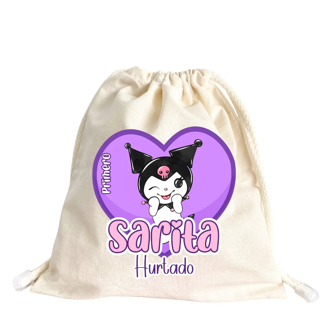 Gatita Kawaii Oscura – Tula Multiusos Personalizada