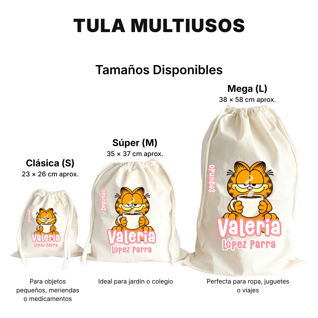 Gato Comelón – Etiquetas Escolares Personalizadas