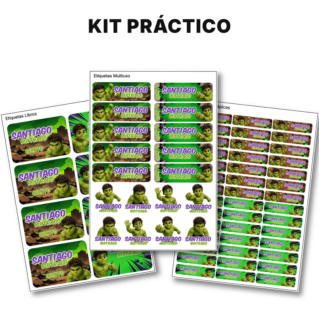 Gigante Verde – Etiquetas Escolares Personalizadas