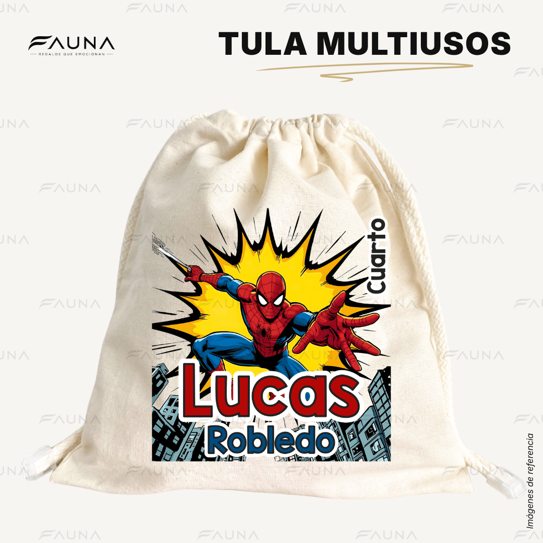 Héroe Arácnido 🕷️ - Etiquetas Escolares Premium Personalizadas