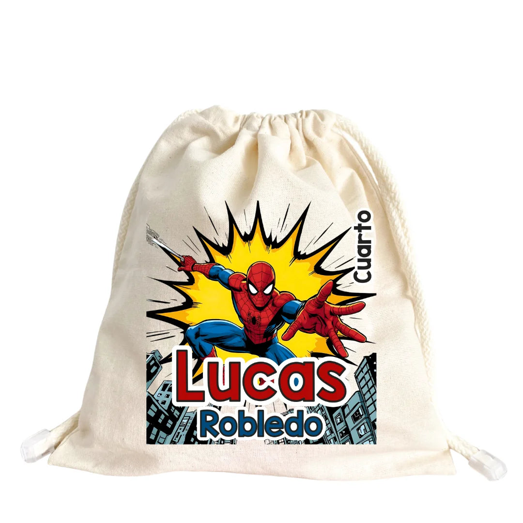 Héroe Arácnido – Tula Multiusos Personalizada