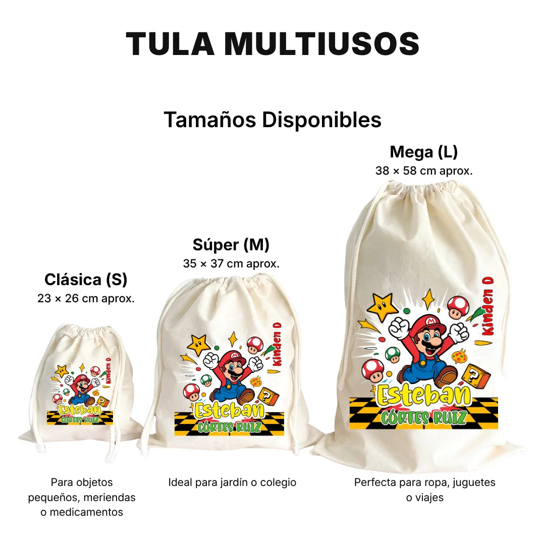 Héroe Gamer Clásico – Tula Multiusos Personalizada
