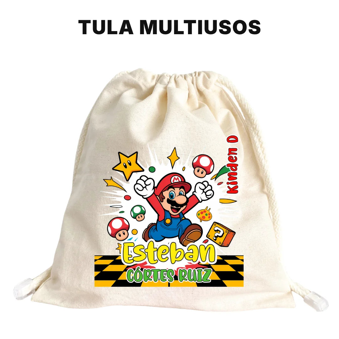 Héroe Gamer Clásico – Etiquetas Escolares Personalizadas