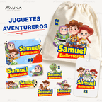 Juguetes Aventureros 🧸 - Etiquetas Escolares Premium Personalizadas