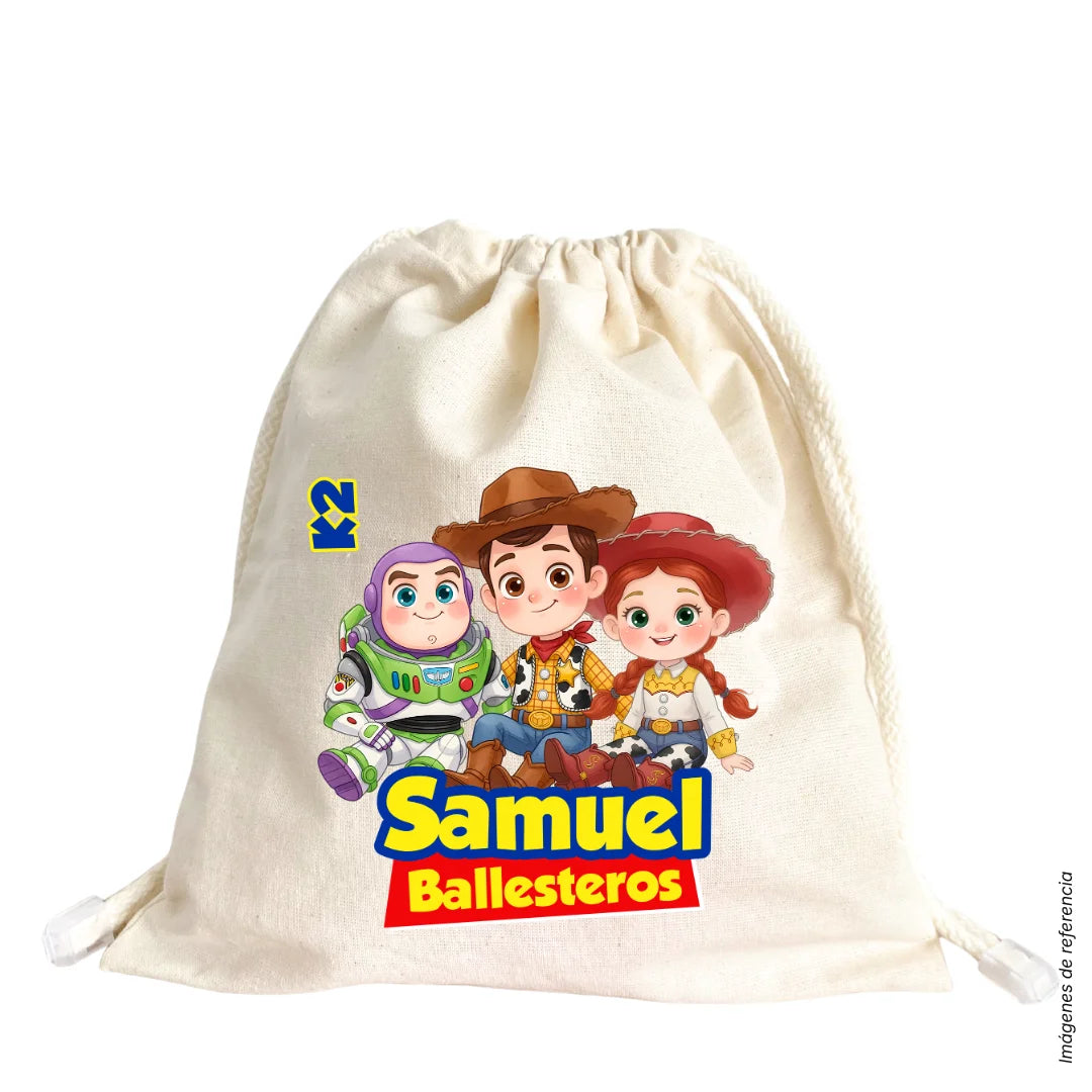 Juguetes Aventureros – Tula Multiusos Personalizada