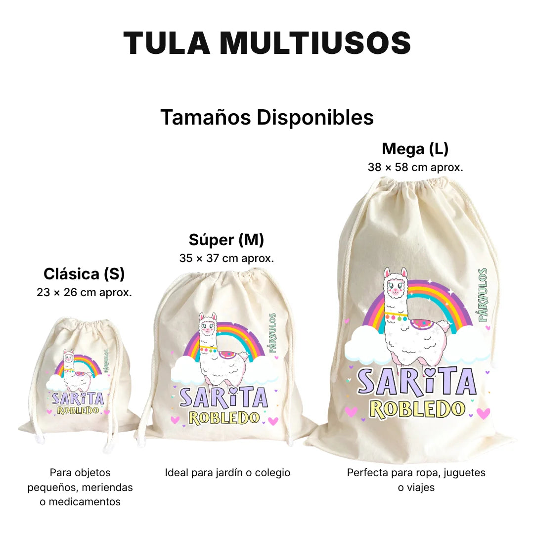 Llama – Tula Multiusos Personalizada