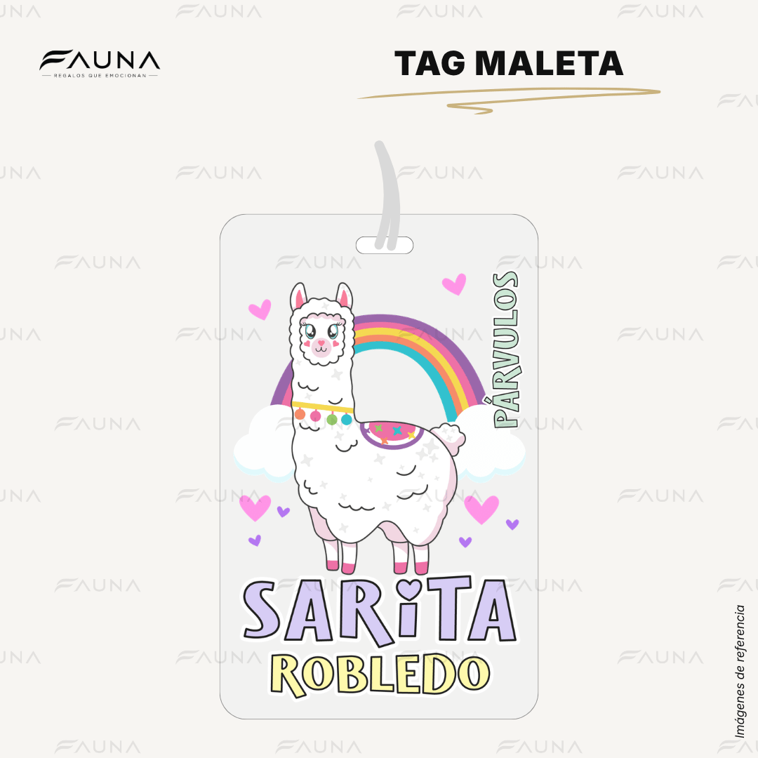 Llama 🦙 - Etiquetas Escolares Premium Personalizadas