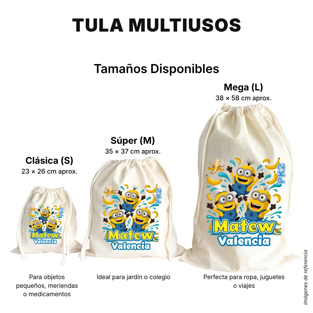 Locuras Amarillas – Tula Multiusos Personalizada