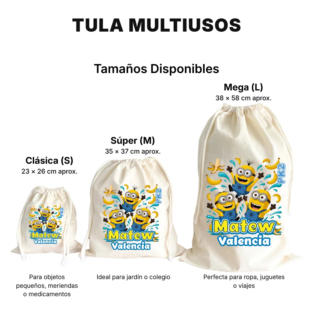 Locuras Amarillas – Tula Multiusos Personalizada