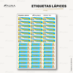 Locuras Amarillas 🍌 - Etiquetas Escolares Premium Personalizadas