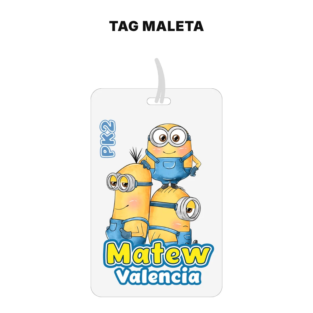 Locuras Amarillas – Etiquetas Escolares Personalizadas