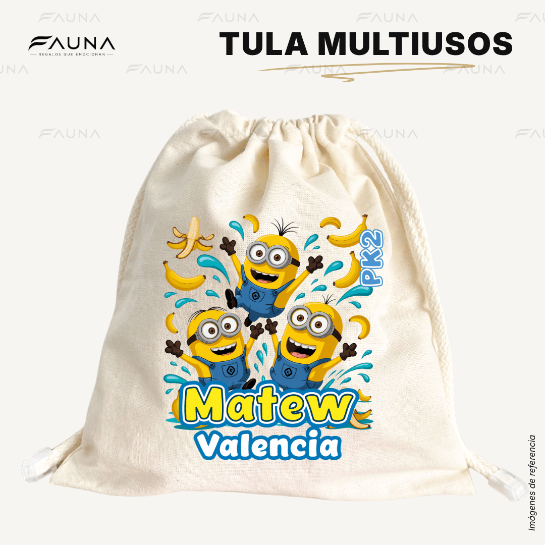 Locuras Amarillas – Tula Multiusos Personalizada