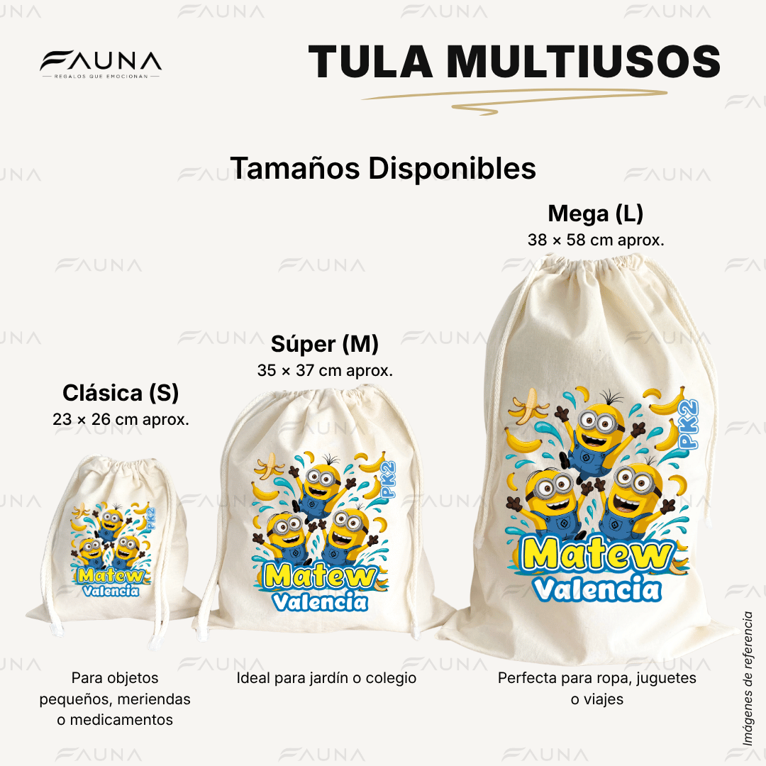 Locuras Amarillas – Tula Multiusos Personalizada