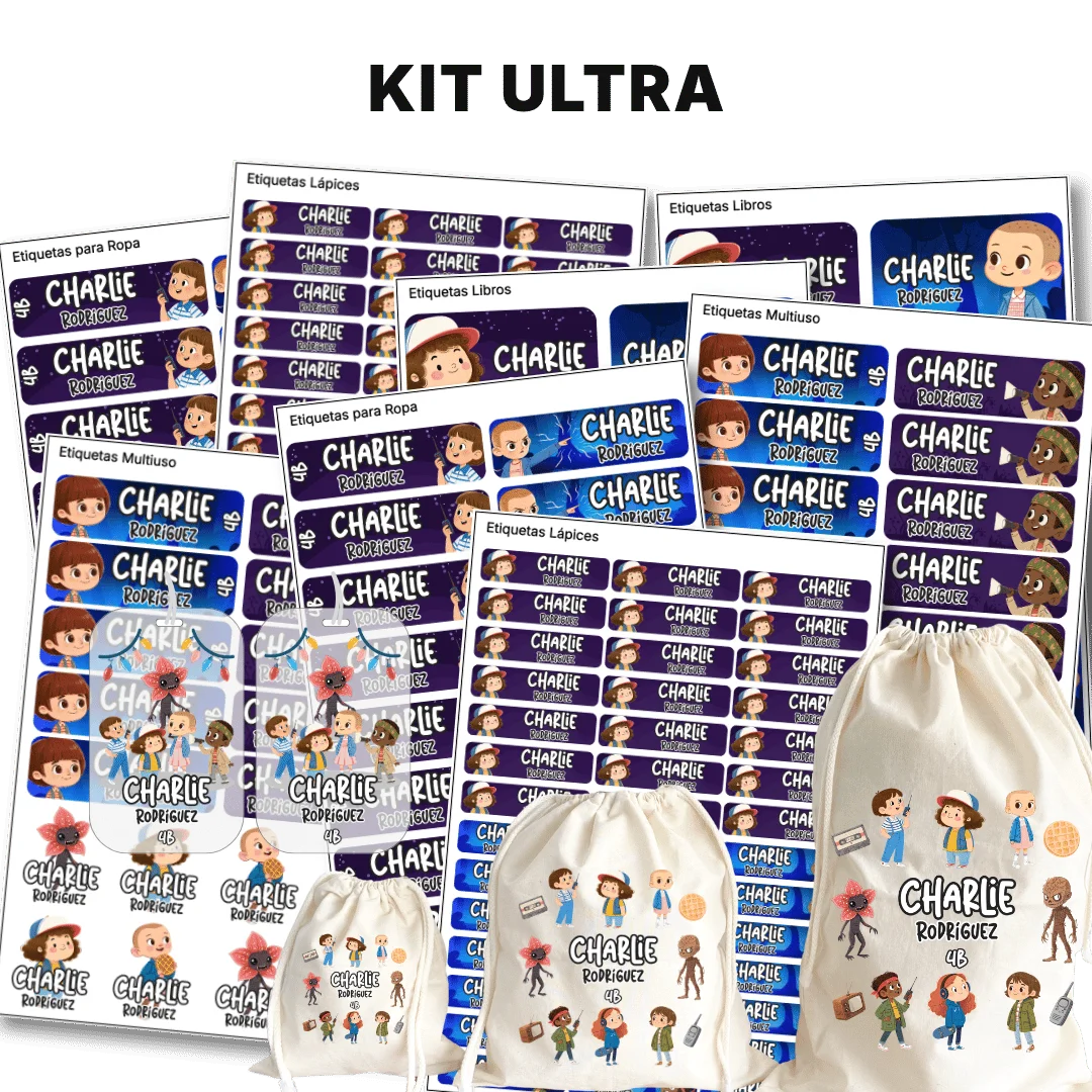 Misterios de Otro Mundo – Etiquetas Escolares Personalizadas
