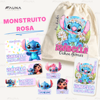 Monstruito Rosa 💖 - Etiquetas Escolares Premium Personalizadas