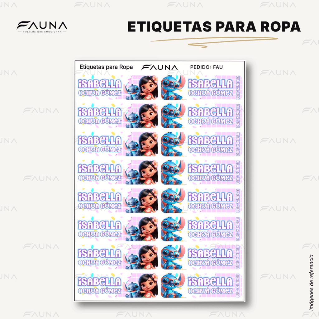 Monstruito Rosa 💖 - Etiquetas Escolares Premium Personalizadas