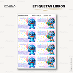Monstruito Rosa 💖 - Etiquetas Escolares Premium Personalizadas