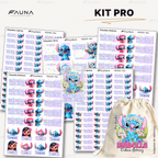 Monstruito Rosa 💖 - Etiquetas Escolares Premium Personalizadas