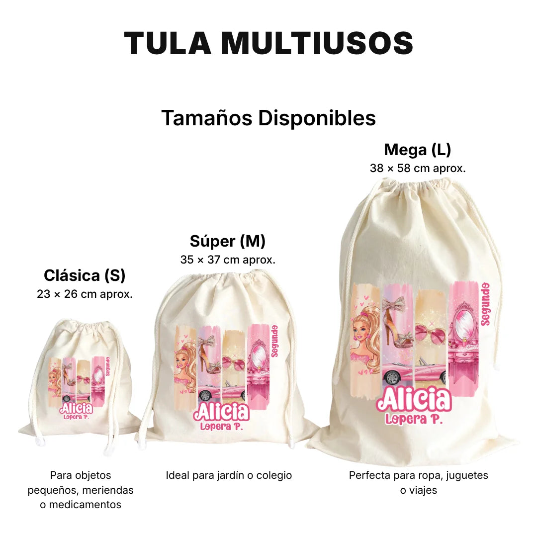 Muñeca Glam – Tula Multiusos Personalizada