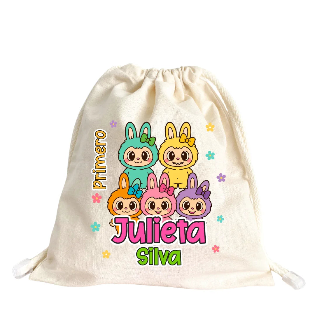 Muñeca Kawaii Colorida – Tula Multiusos Personalizada