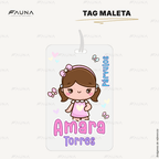 Niñas Kawaii 🌸 - Etiquetas Escolares Premium Personalizadas