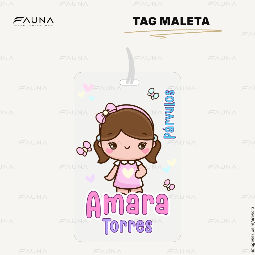 Niñas Kawaii 🌸 - Etiquetas Escolares Premium Personalizadas