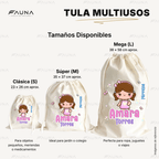 Niñas Kawaii 🌸 - Etiquetas Escolares Premium Personalizadas