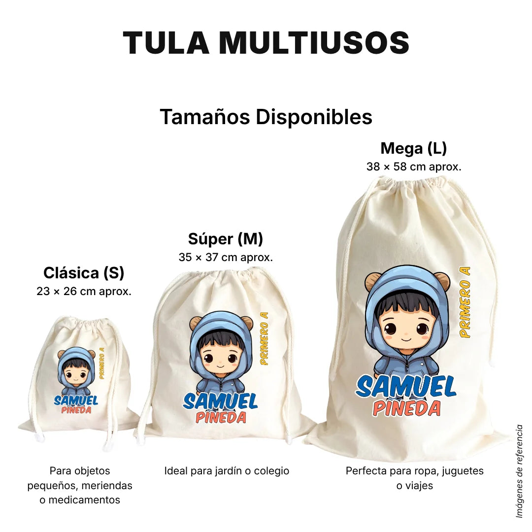 Niños Kawaii – Tula Multiusos Personalizada