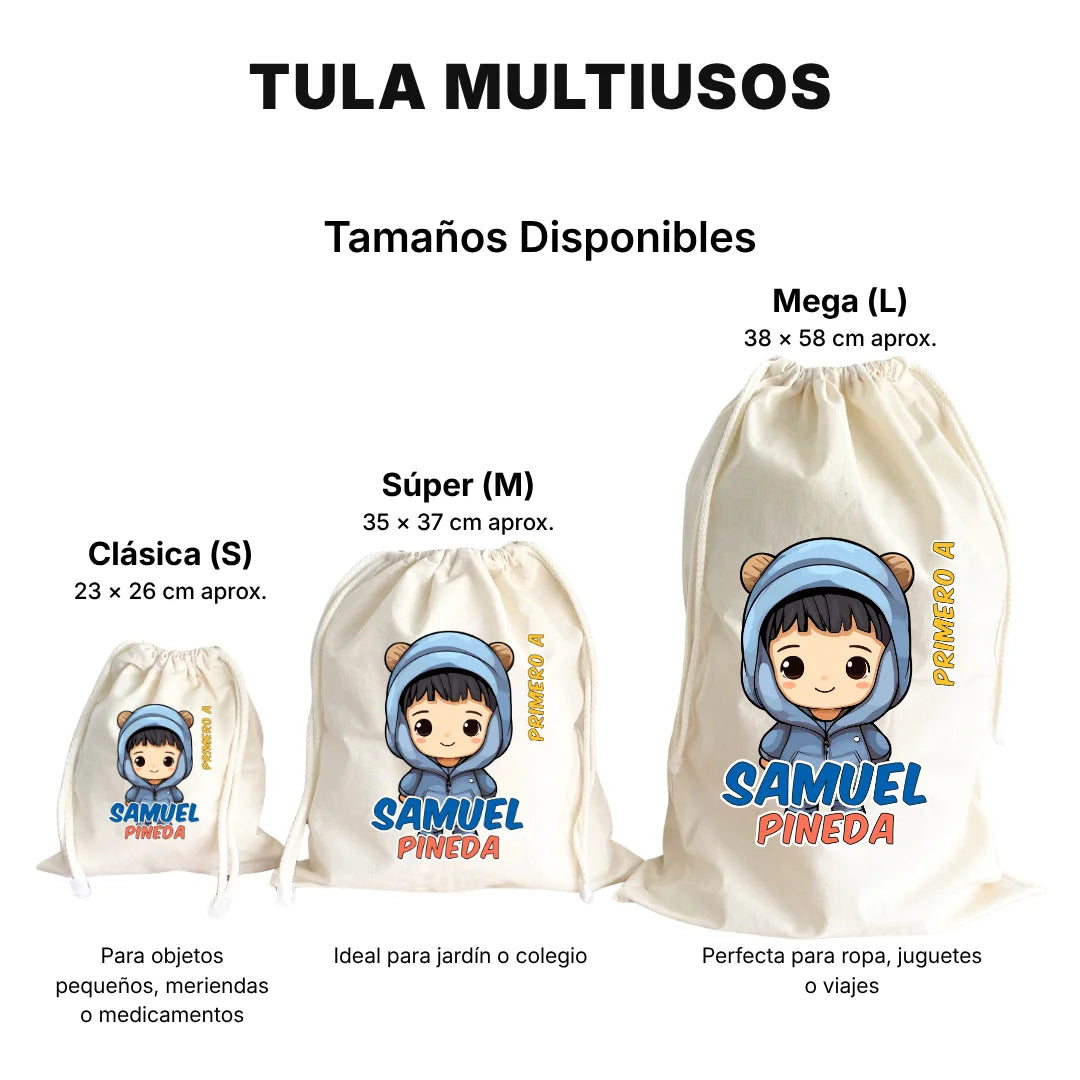 Niños Kawaii – Tula Multiusos Personalizada