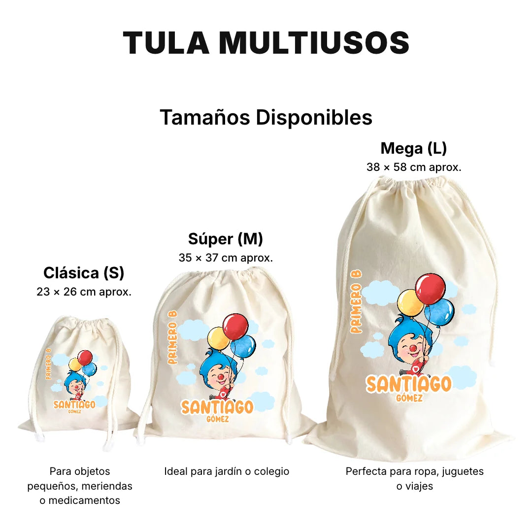 Payasito Feliz – Etiquetas Escolares Personalizadas