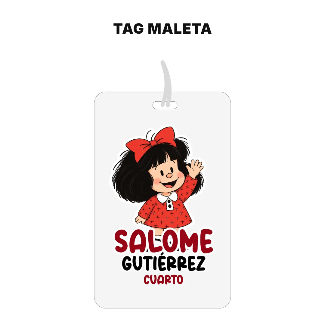 Pequeña Filósofa  – Etiquetas Escolares Personalizadas
