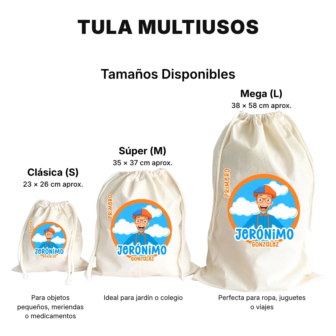 Pequeño Explorador – Tula Multiusos Personalizada