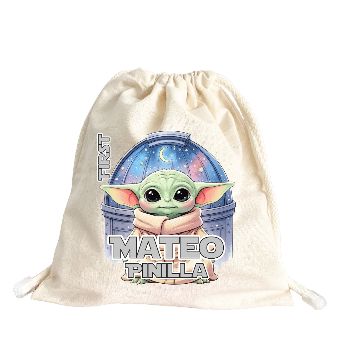 Pequeño Maestro Galáctico – Tula Multiusos Personalizada