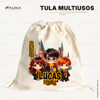 Pequeños Hechiceros 🪄 - Tula personalizada para niños – multiusos con nombre