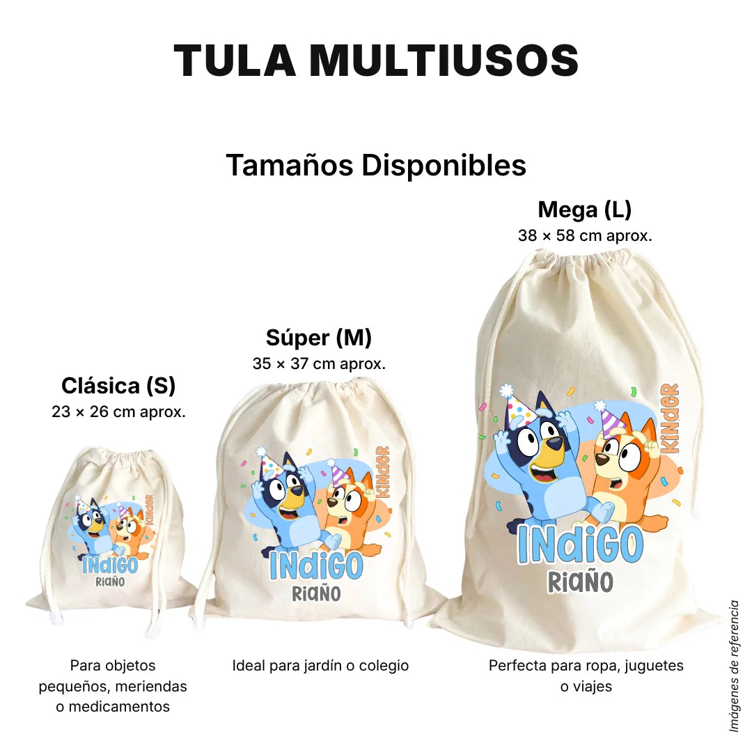 Perrita Aventurera – Tula Multiusos Personalizada