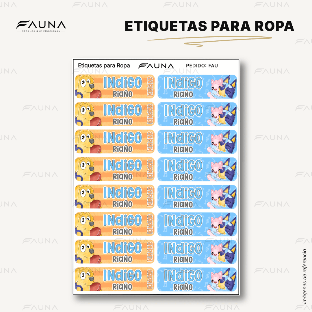 Perrita Aventurera 🐾 - Etiquetas Escolares Premium Personalizadas