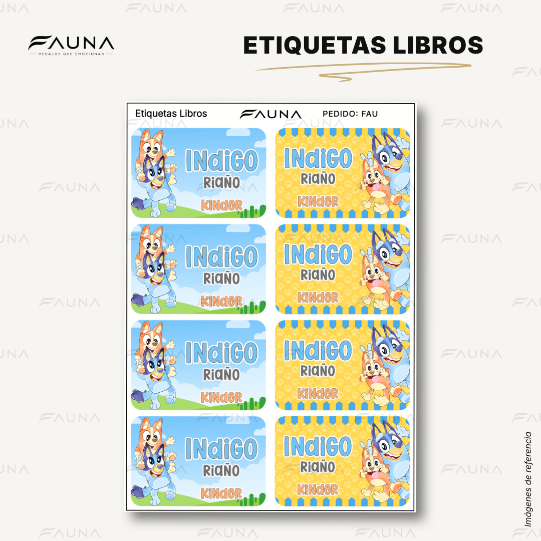 Perrita Aventurera 🐾 - Etiquetas Escolares Premium Personalizadas