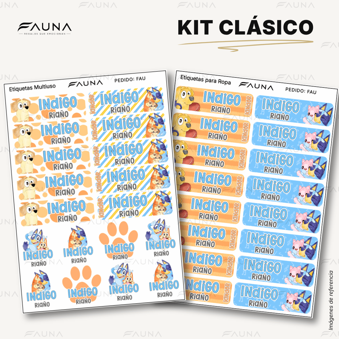 Perrita Aventurera 🐾 - Etiquetas Escolares Premium Personalizadas