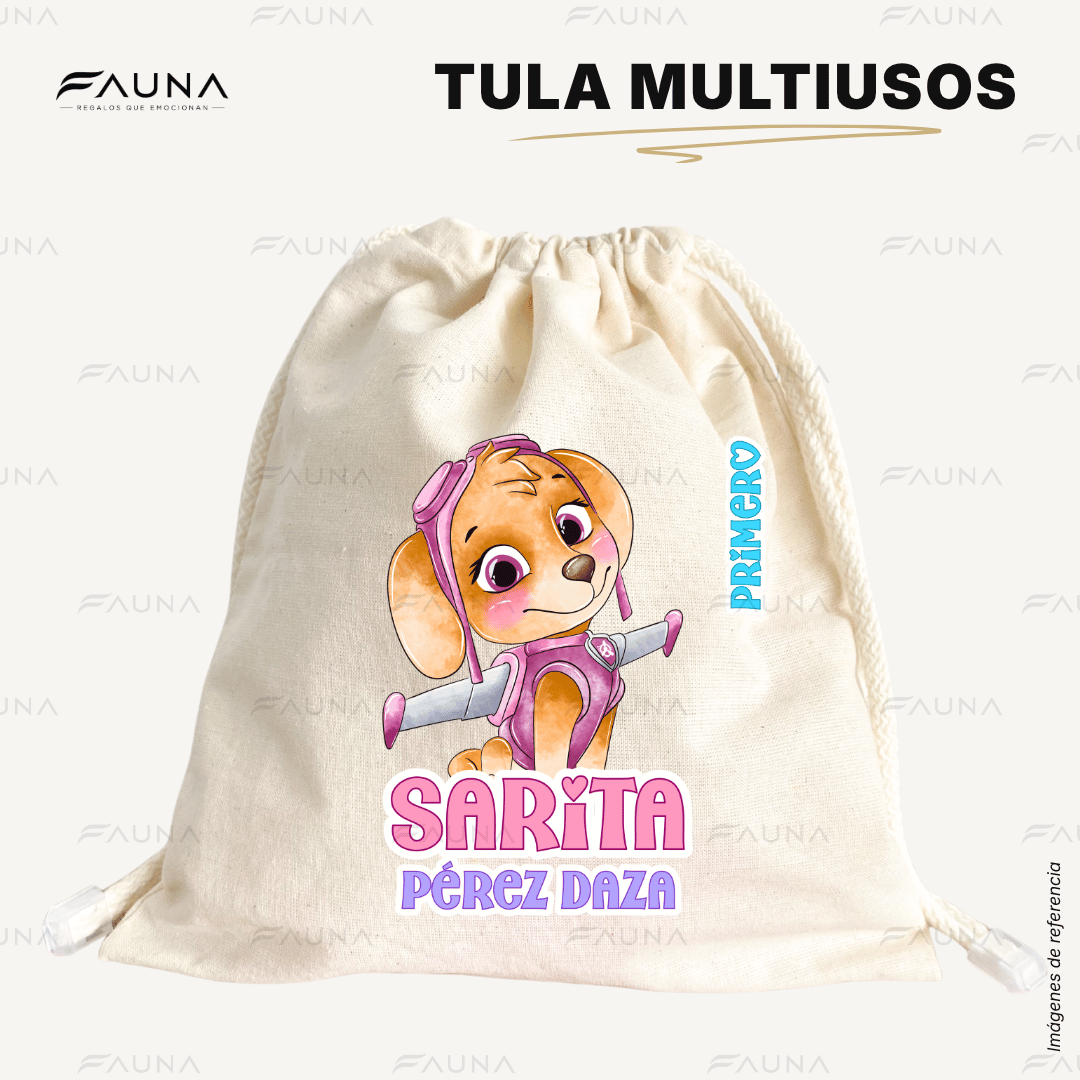 Perrita Piloto Aventurera 💗 - Etiquetas Escolares Premium Personalizadas