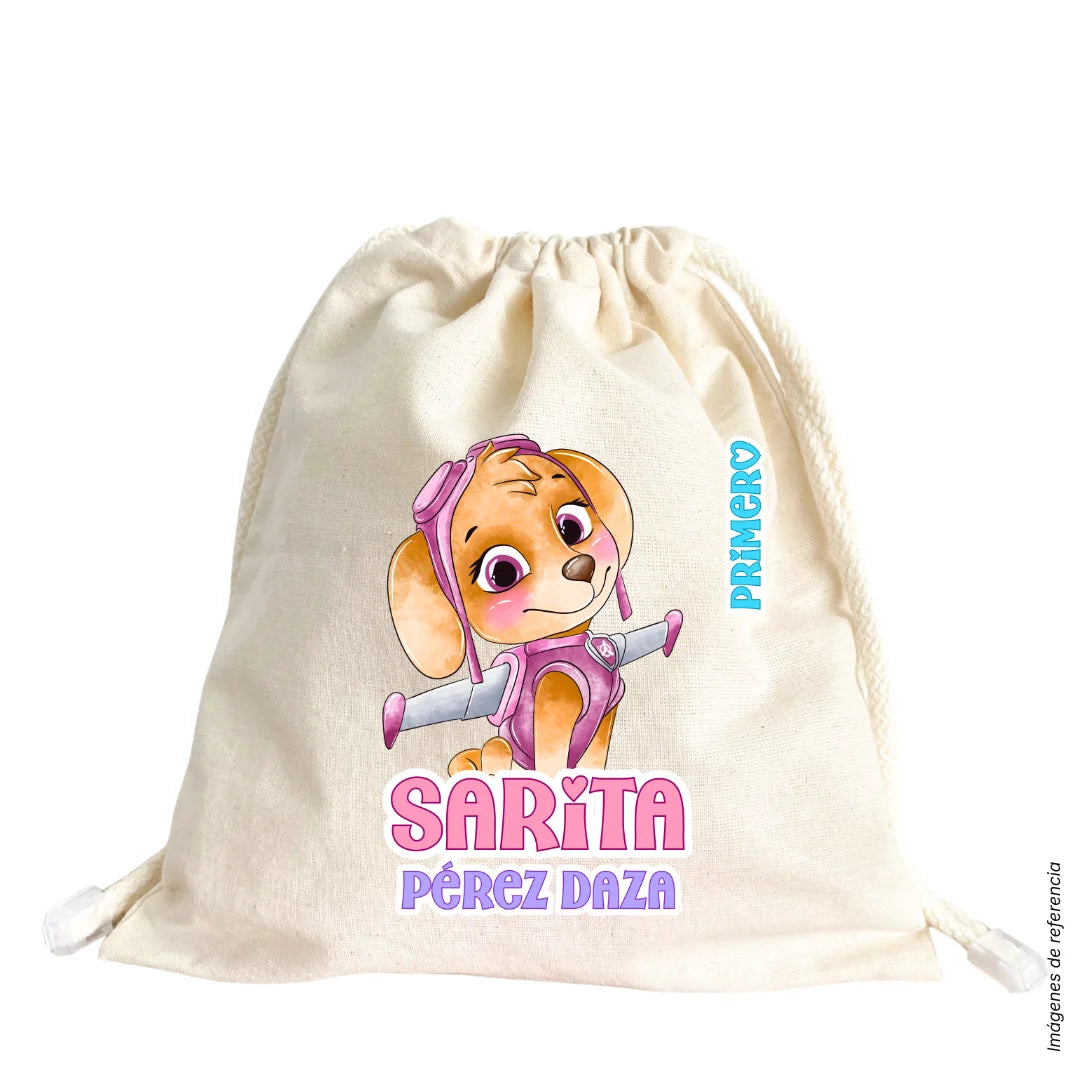 Perrita Piloto Aventurera – Tula Multiusos Personalizada
