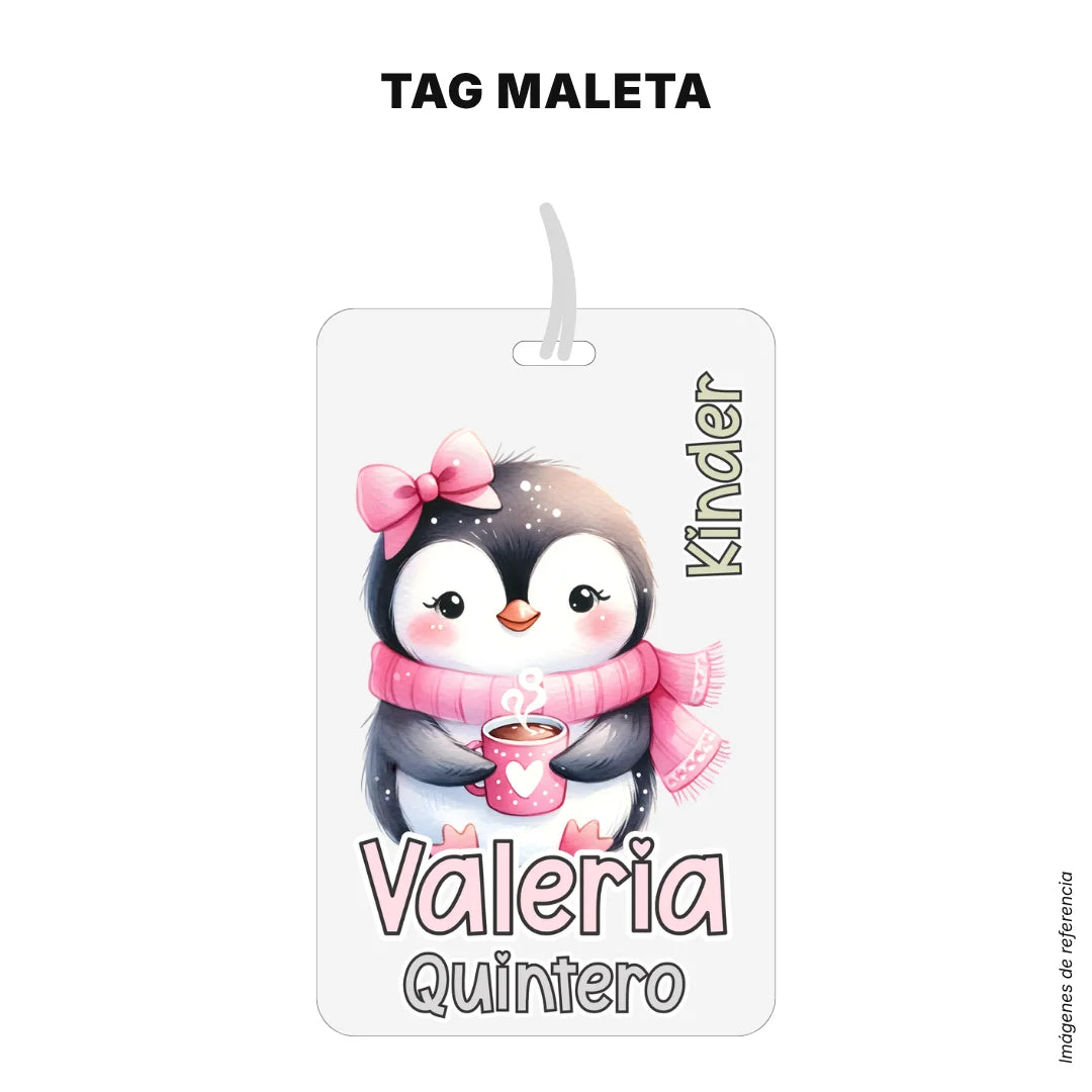 Pingüina – Etiquetas Escolares Personalizadas