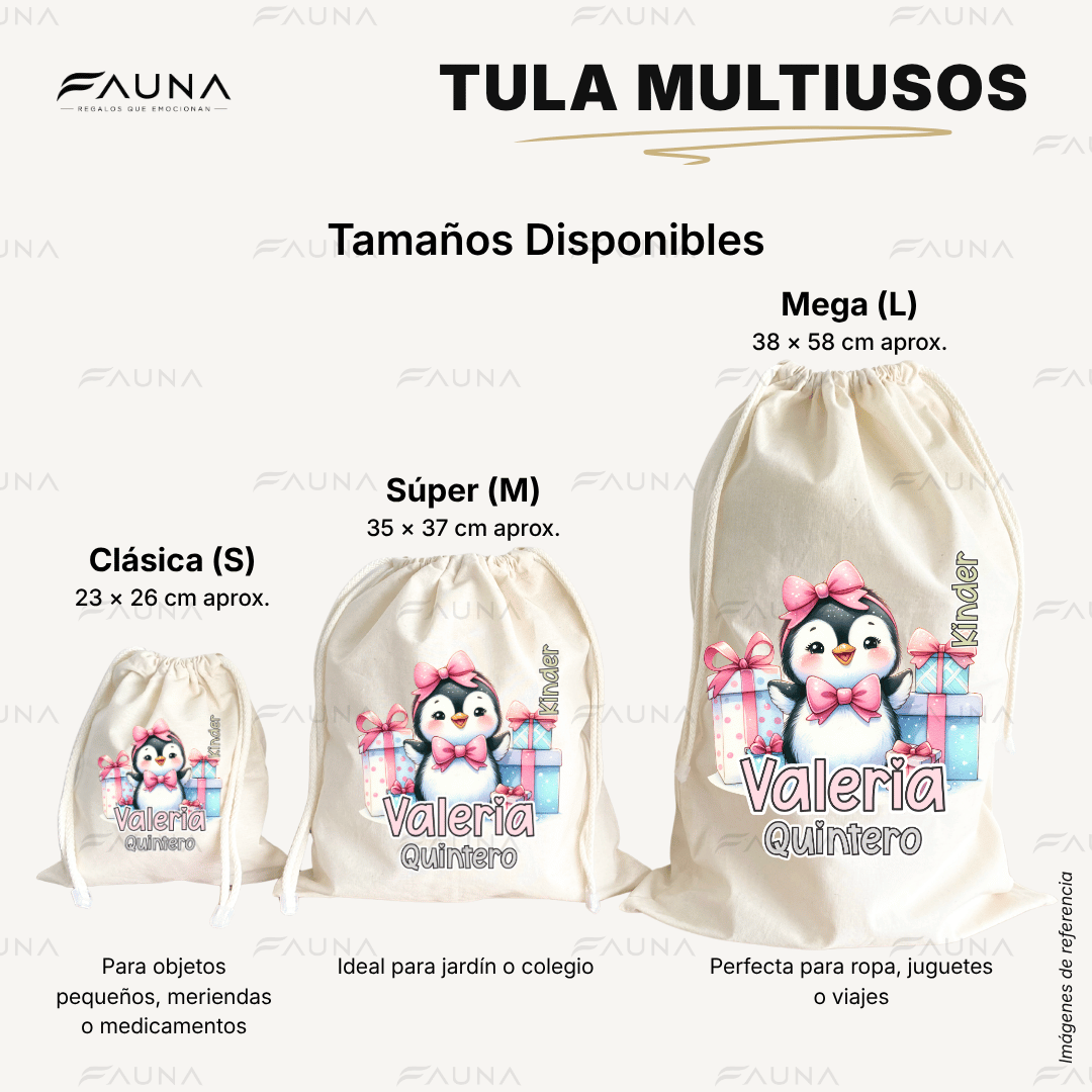 Pingüina 🐧 - Etiquetas Escolares Premium Personalizadas