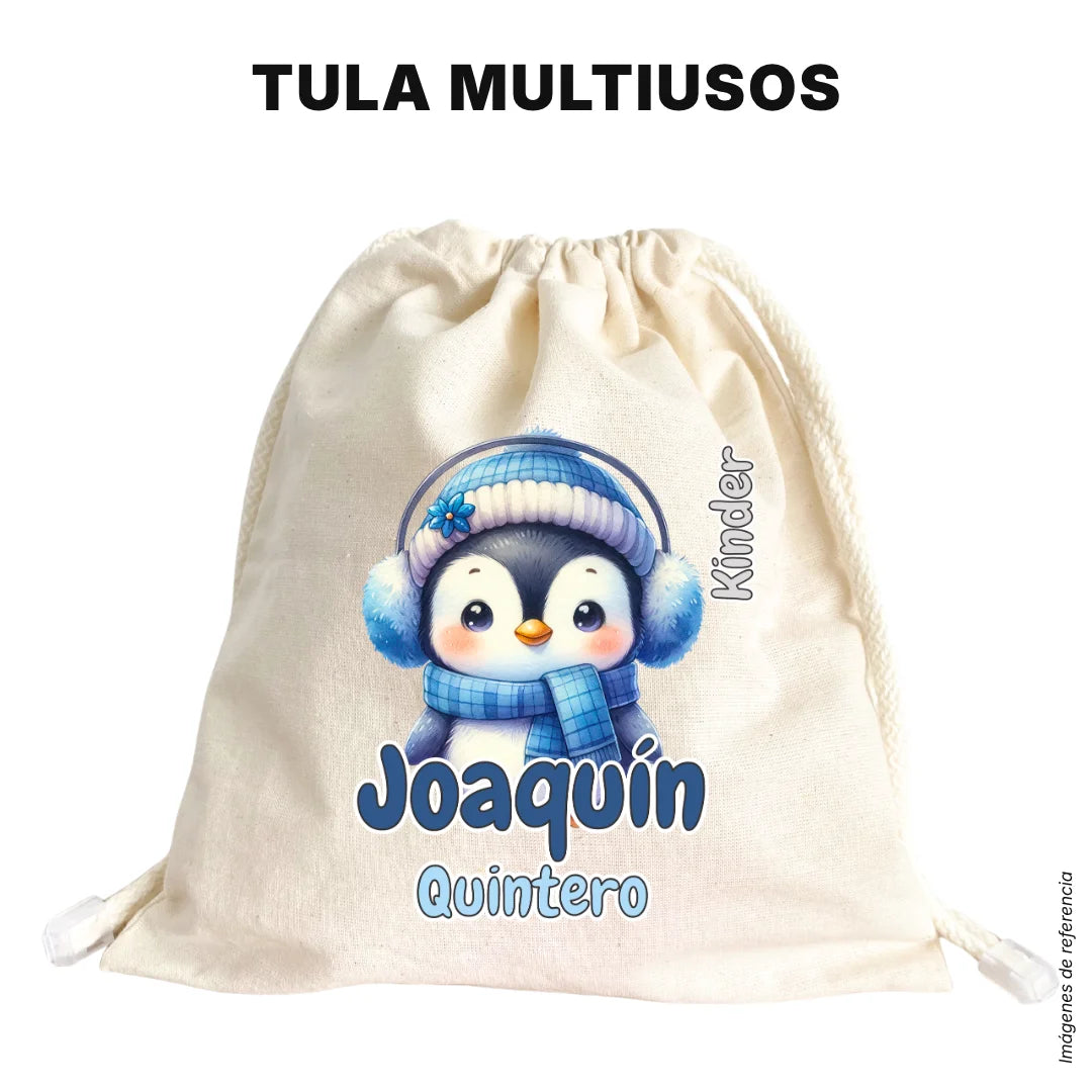 Pingüino – Etiquetas Escolares Personalizadas